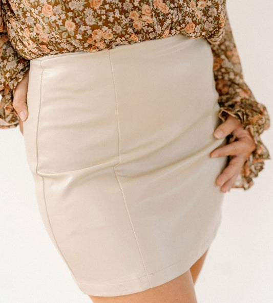 Autumn's Pleather Mini Skirt