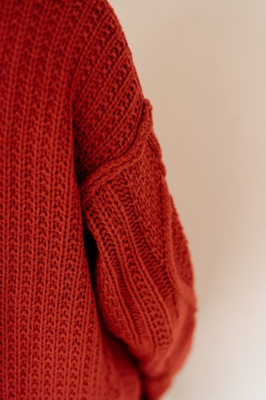Scarlet's Red Knit Sweater