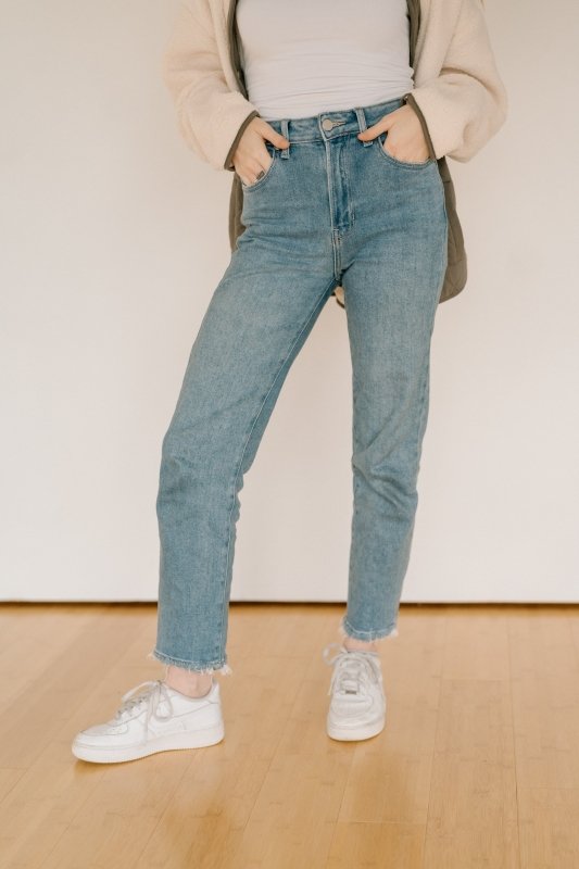 Our Game Changer Straight Leg High Rise Jeans