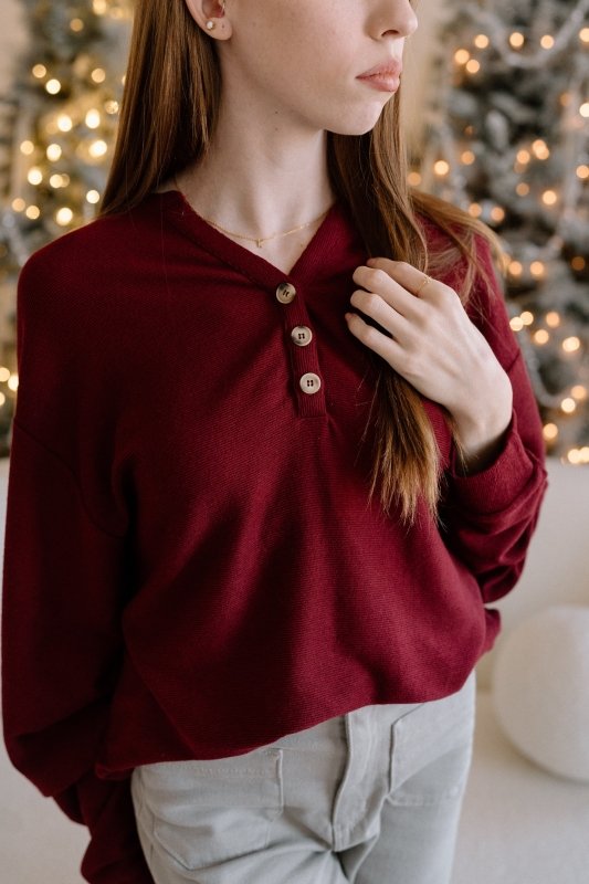 Lets Wine Down Knit Top