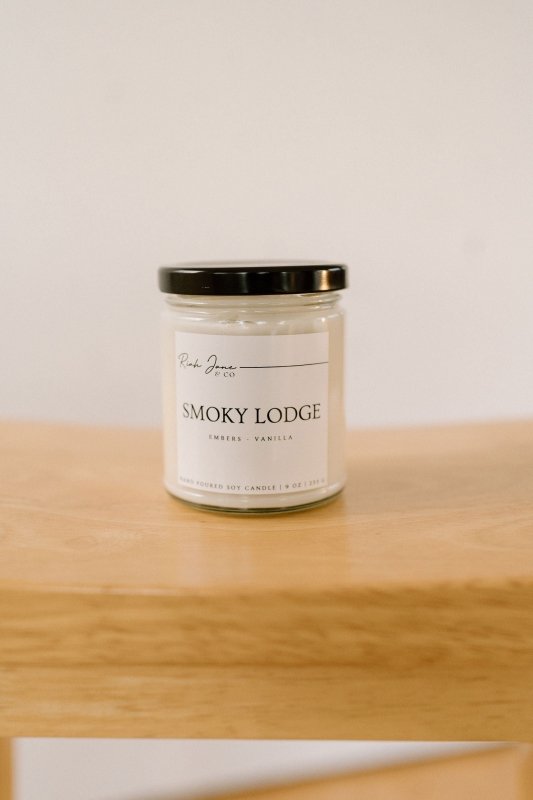 Riah Jane's Smokey Lodge Soy Candle