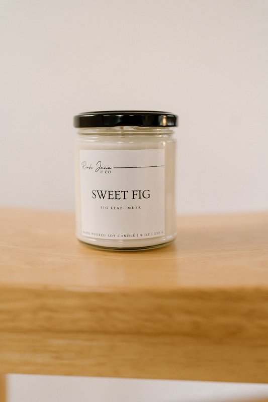Riah Jane's Sweet Fig Soy Candle