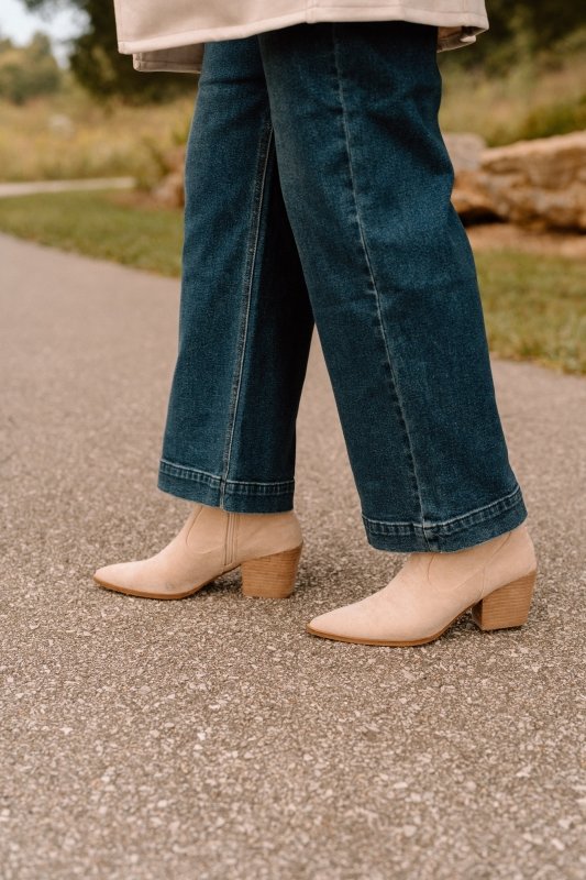 Faux Suede Bootie