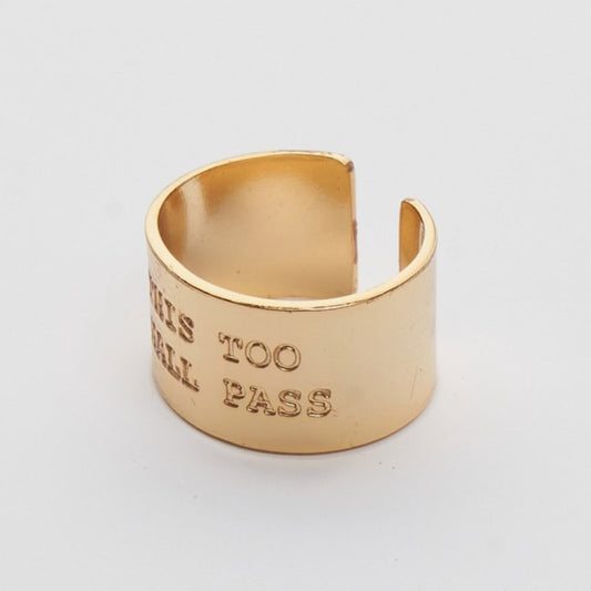 This Too Shall Pass Ring