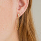 Crystal Chain Earring Set