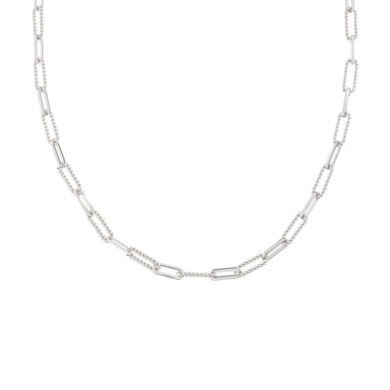 Aspen Double Choker Necklace Silver